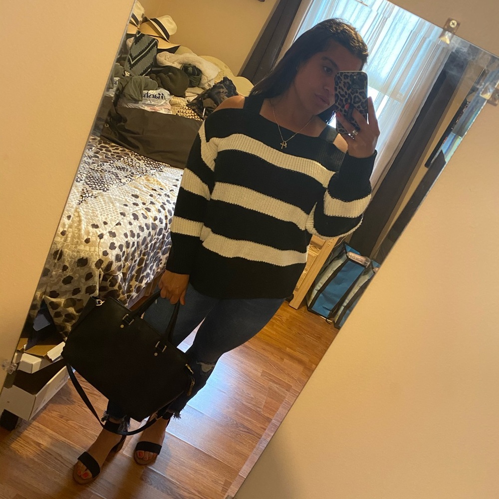 Black & White Sweater